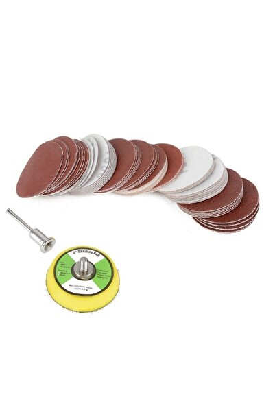 Depolife Gravür makineleri Hobi Makinesi Için 50mm  Cırtlı Zımpara pedi ve 60...