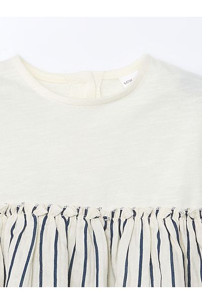 LC Waikiki New Season Striped Combed Cotton Baby Girl Dress - S5Fi52Z1
