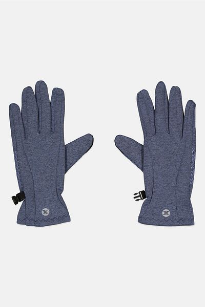 RBX Men 1 Pair Brand Logo Athletic Glove, Slate Blue