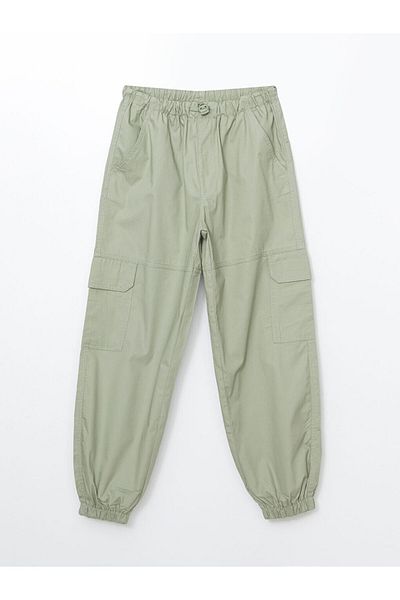 LC Waikiki New Season Elastic Waist Girl's Cargo Jogger Trousers - S50517Z4