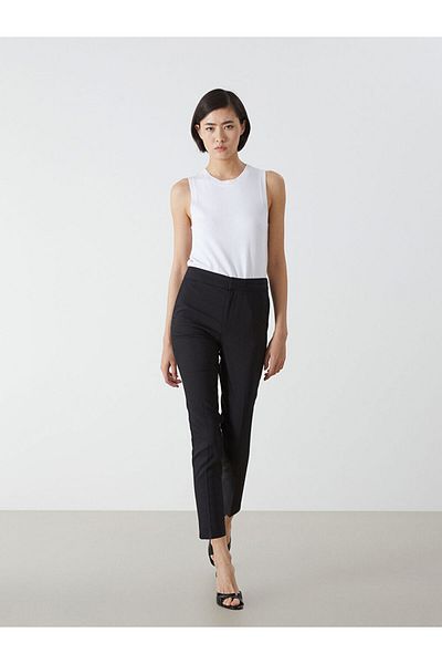 LC Waikiki New Season Elastic Waist Tight Fit Women's Trousers - S5Ik82Z8