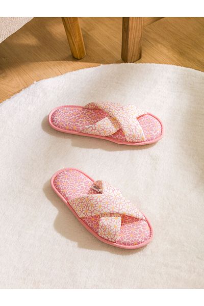 LC Waikiki Floral Patterned Women's House Slippers