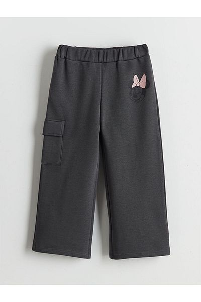 LC Waikiki Lcw Waist Elastic Printed Girl's Sweatpants Fast Fashion