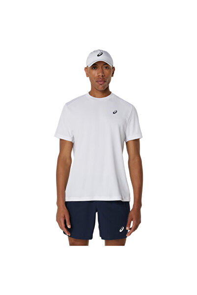 Asics Court Ss Top Erkek Beyaz Kısa Kollu Tshirt 2041a339-100