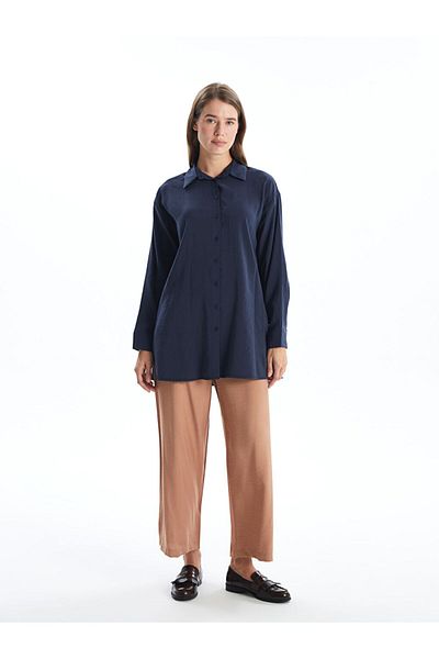 LC Waikiki Pantaloni Palazzo de damă cu talie elastică