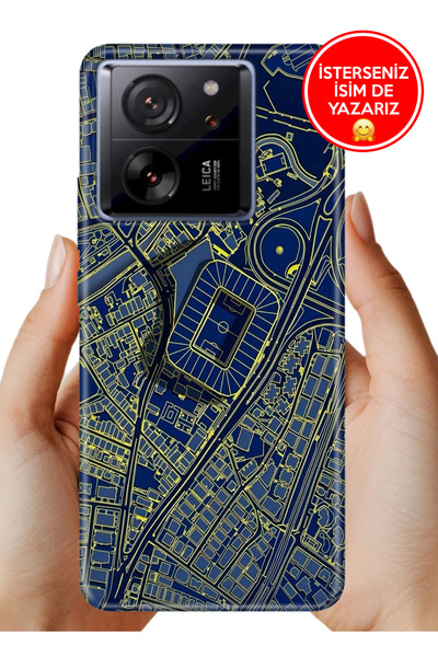 Cekuonline Xiaomi Mi 13T -13T Pro Kılıf TPU Resimli Silikon Kadıköy Stadyum