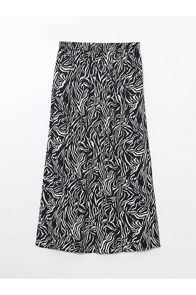 LC Waikiki Fusta de damă cu model LCW cu talie elastică
