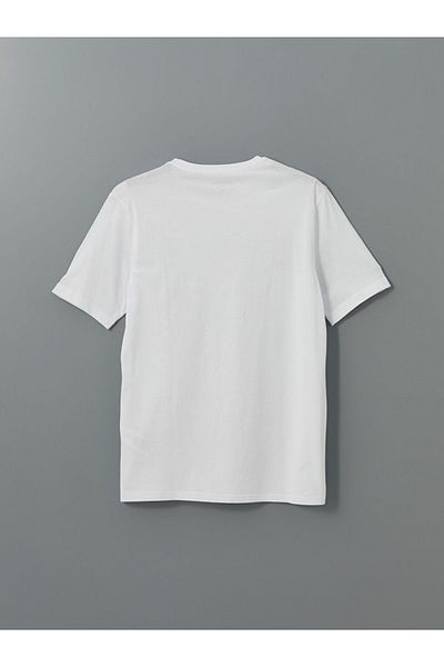 LC Waikiki Tricou pentru bărbați din bumbac pieptănat cu imprimeu Bursa cu gât crew