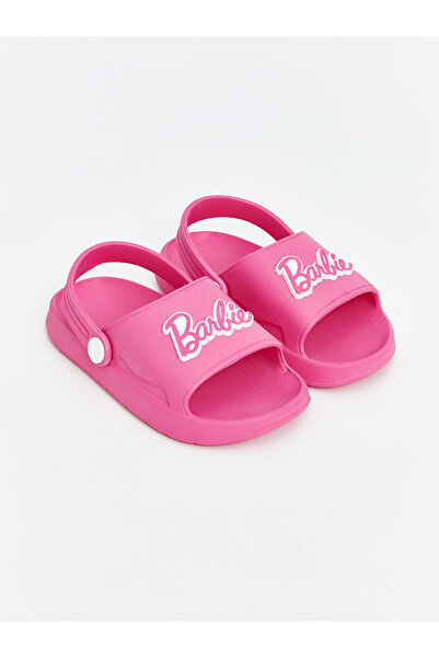 LC Waikiki Pink Barbie B Printed Girl Doll Beach S Sandals from Güli̇s Store