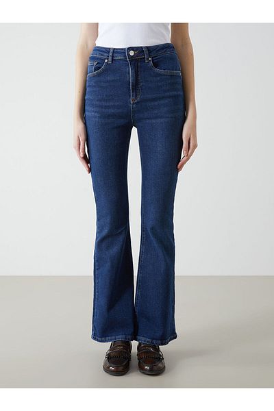 LC Waikiki High Waist Mars Flare Women's Jean Pants
