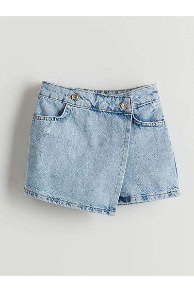 LC Waikiki Fusta pantaloni scurti Jean pentru fete