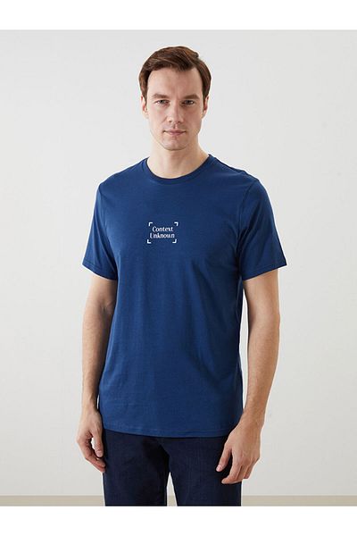 LC Waikiki Tricou cu mânecă scurtă cu gât crew de sezon nou pentru bărbați S5J264Z8