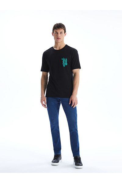 LC Waikiki Tricou pentru bărbați cu imprimeu Crew Neck New Season - S5J274Z8