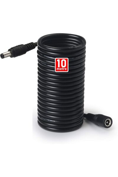 Ventus 10 metre Power (Adaptör) Uzatma Kablosu WiFi Kamera, CCTV Kamera (12V)...