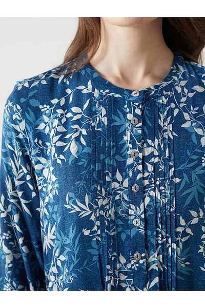 LC Waikiki Crew Neck Floral Women's Dress
