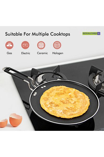ROYALFORD RF7460 27cm Aluminium Smart Tawa