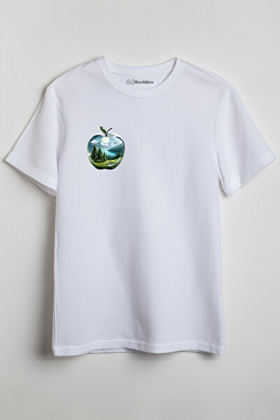 Merch&ice Zelena jabuka Štampano uniseks T-shirt