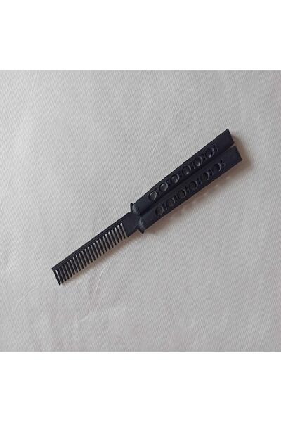 AteşTech مشط بلاستيكي على شكل فراشة للشعر، شفرة بلاستيكية عضوية سهلة الحمل