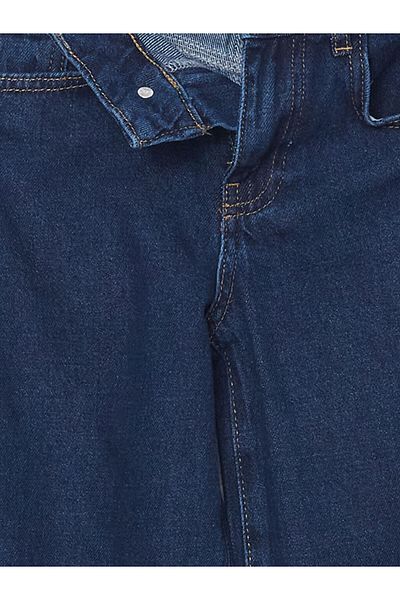 LC Waikiki Pantaloni de jeans pentru fete cu talie elastică ajustabilă de sezon nou - S5HL78Z4