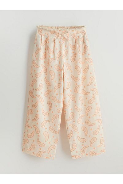 LC Waikiki LCW Girl's Trousers with Elastic Waist