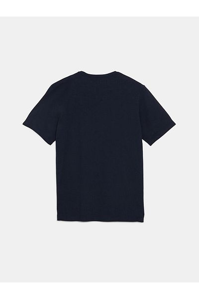 LC Waikiki LCW Herren-T-Shirt mit Rundhalsausschnitt, kurzärmlig, bedruckt, gekämmte Baumwolle