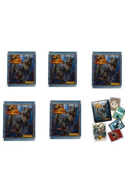Panini Jurassic World Domination Sticker Set of 6