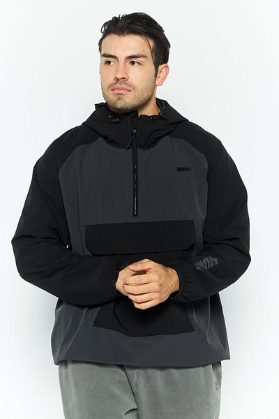 Hurley Men Sportswear Fit Long Sleeve Outdoor Jacket, Grey