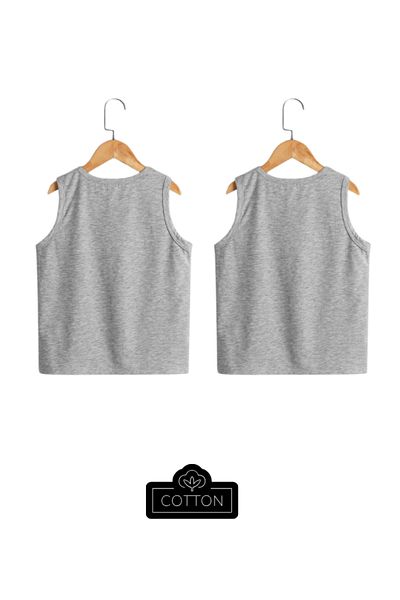 ROSAMİNA Boy's Cotton 2-Piece Undershirt