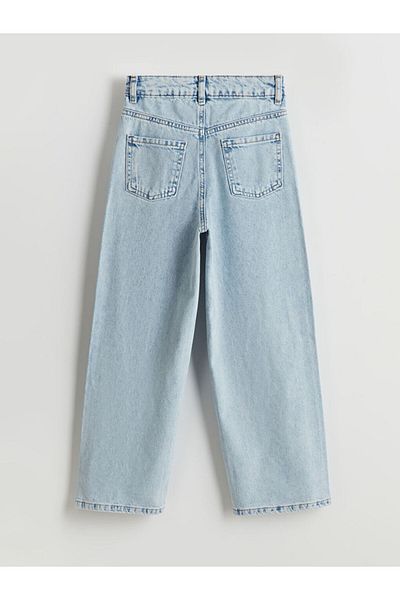 LC Waikiki Pantaloni de jeans pentru fete Lcw cu talie elastică reglabilă