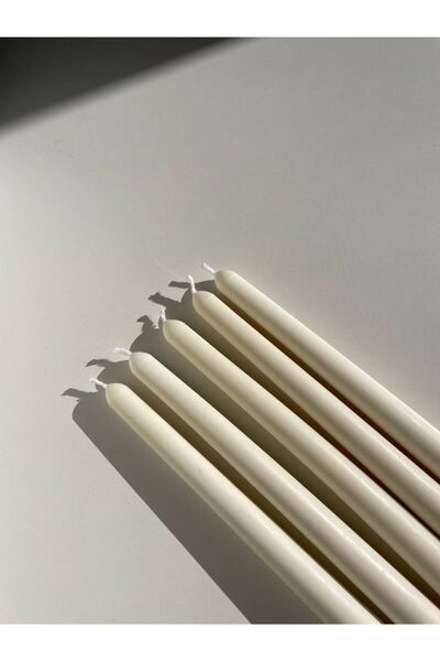 mumbi Şamdan mum 6'lı (konik mum)