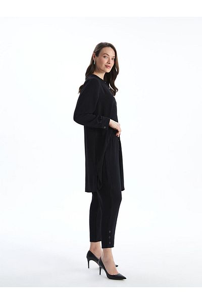 LC Waikiki New Season Women's Linen Look Trousers with Elastic Waist - S5Eo07Z8