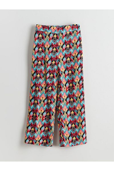 LC Waikiki Girls' Trousers with Elastic Waist