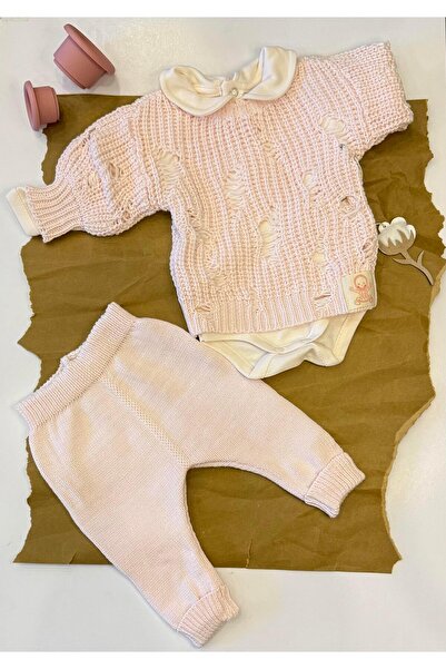 Nipperland Premium Pamuklu Pembe 3'lü Takım