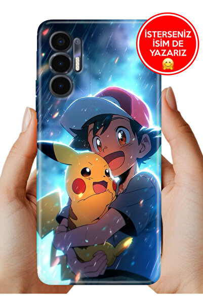 TECNO Pova 3 (LF7n) Kılıf Uv Baskı Temalı Silikon Ash