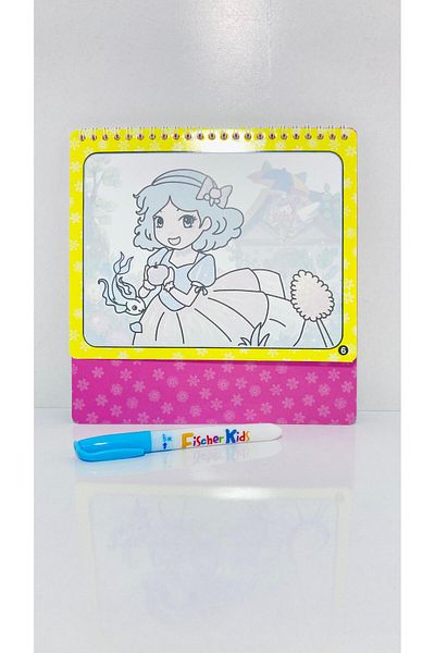 MODA Princess Model Handicraft Developer Gift Magic Water Painting Notebook
