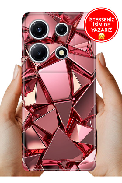 Cekuonline İnfinix Note 30 Vip 6.67" Kılıf Desenli Rubber Kamera Korumalı Sil...
