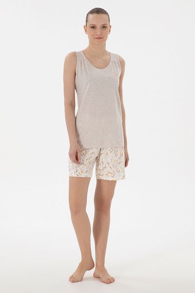 U.S. Polo Assn. Women's Beige Pajama Set 50312914 -Vr011
