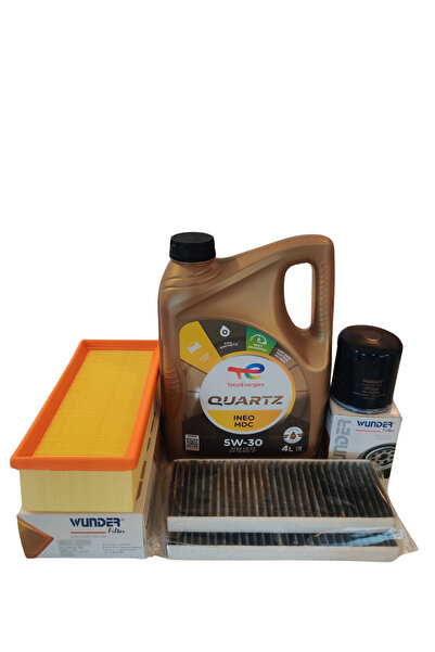 WUNDER CİTROEN C-ELYSEE 1.2 PURETECH PERİYODİK FİLTRE VE TOTAL 5W30 YAĞ BAKIM...