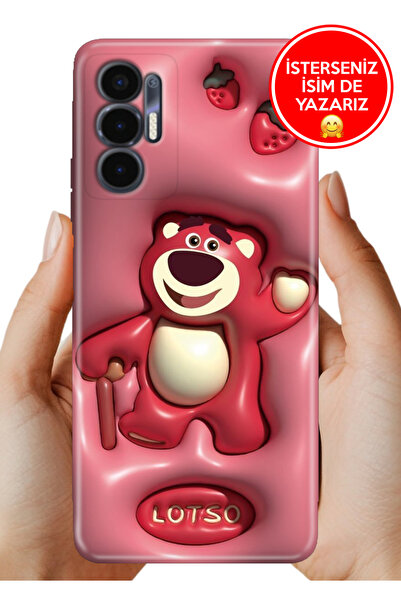 TECNO Pova 3 Uyumlu  (LF7n) Kılıf Desenli Baskılı Kamera Korumalı Silikon Lotso