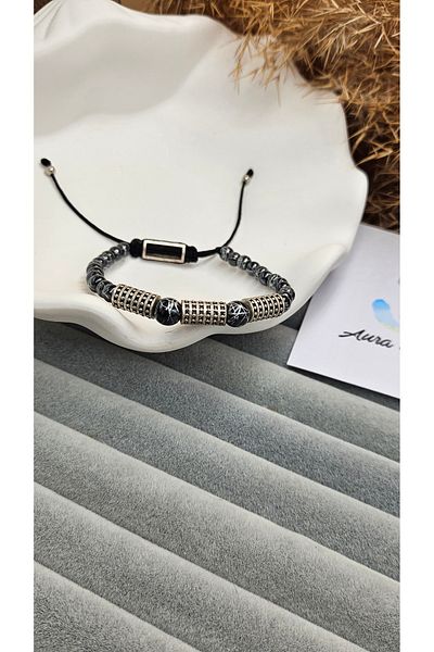 AURA Special Design Men's Natural Stone Bracelet