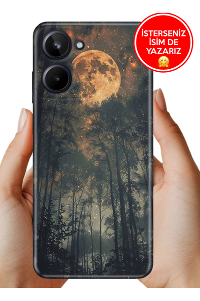 realme 10 4g Kılıf Kamera Korumalı Full Desen Arka Silikon KorkutanOrman