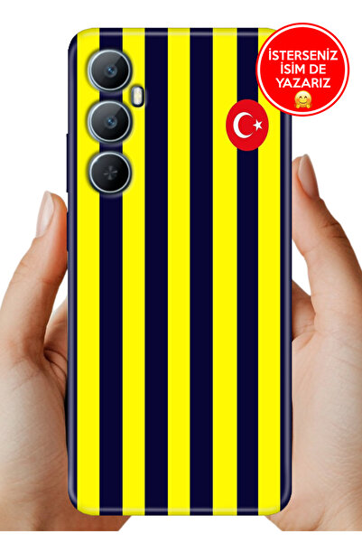realme C65 Kılıf Ergonomik Resimli Desenli Silikon Çubuklu-Forma