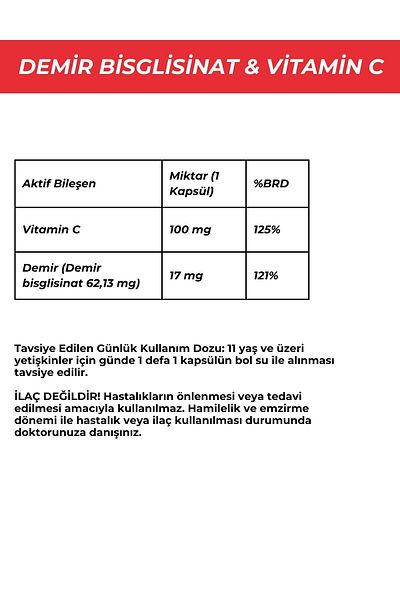 Welive Vitamin C Bisglicinate Iron Capsule