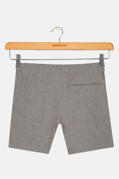 Class Club Kids Boy Stretched Fit Basic Shorts, Grey