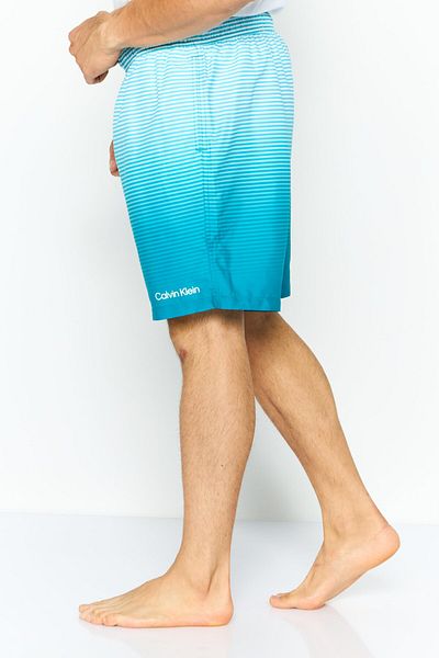 Calvin Klein Men Drawstring Brand Logo Board Short, Blue