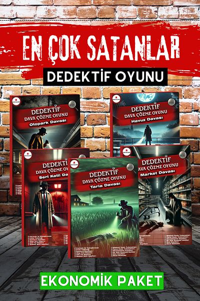 GameBulance Detective Game Top Pack - Solving Murders - Case Solving Game - Who Is the Killer Finding Game