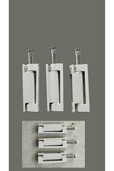 İlkim 75mm PVC PENCERE MENTEŞESİ BEYAZ (3 ADET)