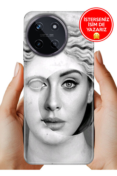 realme 11 4G Kılıf Desenli Baskılı Kamera Korumalı Silikon Paint Adele