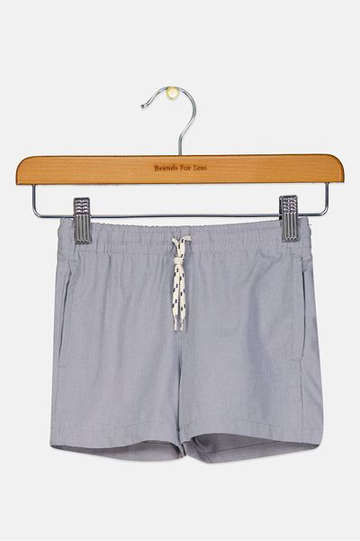 Class Club Toddlers Boy Solid Shorts, Grey