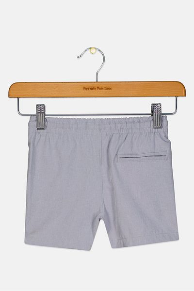 Class Club Toddlers Boy Solid Shorts, Grey